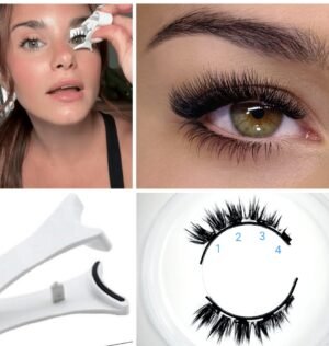 رموش مغناطيسية ب4مغناطيسات