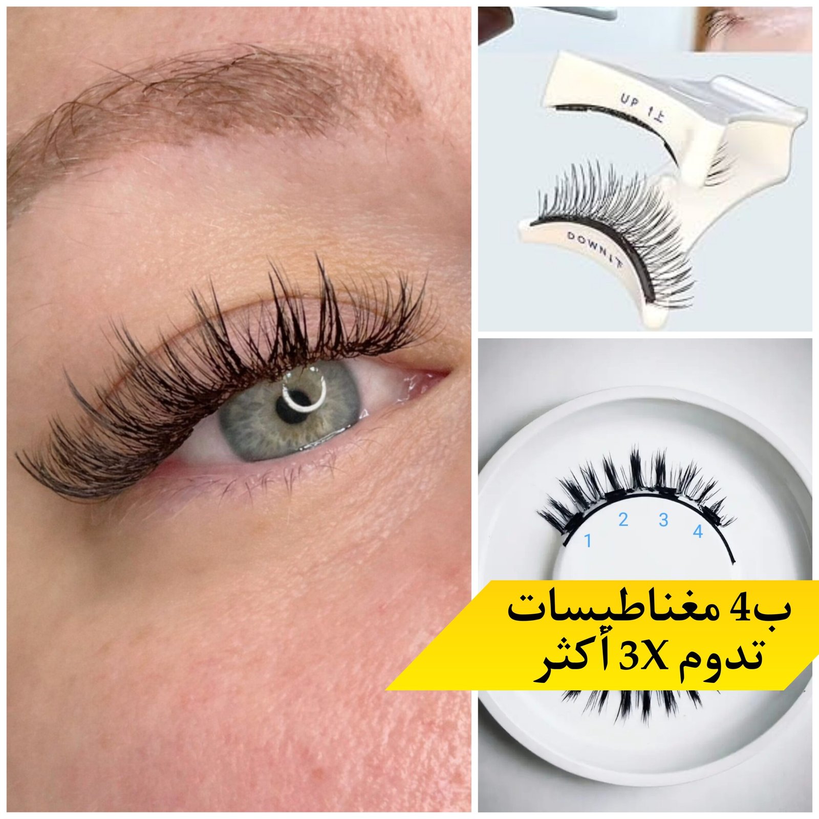 ⭐⭐⭐⭐⭐Light - طبيعية لكل يوم 4 مغناطيسات