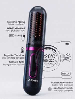 Brosse lissante portable