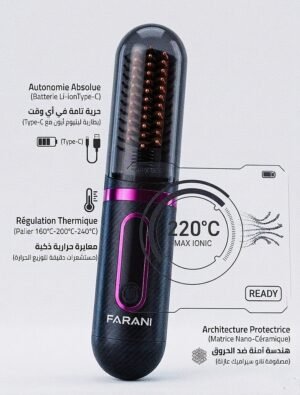 Brosse lissante portable